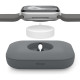 Βάση Elago Magnetic Charger Pad Premium Σιλικόνης για Φορτιστή Apple Watch / AirPods & Samsung Galaxy Watch 7 / 6 / 5 - Dark Grey (EAWPAD-WT-DGY)