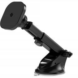 Βάση Κινητών Αυτοκινήτου Spacecase WM9B MagCharge Car Holder με Βεντούζα για Ταμπλό / Παρμπρίζ & Ασύρματη Μαγνητική Φόρτιση MagSafe 15W - Black (5905719119003)