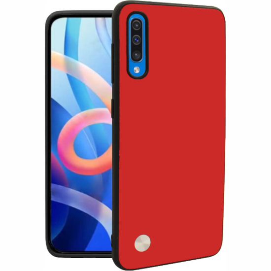 Θήκη Samsung Galaxy A50 / A30s Bodycell Vegan Cover Σκληρή - Red (5206015076763)