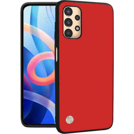 Θήκη Samsung Galaxy A13 4G Bodycell Vegan Cover Σκληρή - Red (5206015076442)