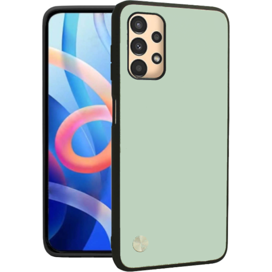 Θήκη Samsung Galaxy A13 4G Bodycell Vegan Cover Σκληρή - Light Green (5206015076435)