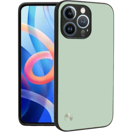 Θήκη iPhone 13 Pro Max Bodycell Vegan Cover Σκληρή - Light Green (5206015075711)