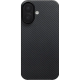 Θήκη iPhone 17 Pitaka Ultra-Slim MagEZ Case 7 Aramid Fiber Body με MagSafe 600D - Black / Grey (KI1701)