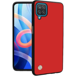 Θήκη Samsung Galaxy A12 Bodycell Vegan Cover Σκληρή - Red (5206015076404)