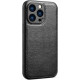 Θήκη iPhone 13 Pro Max Bodycell Prestige Backcover με Πλαίσιο Κάμερας - Black (5206015068195)