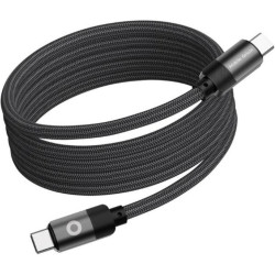 Καλώδιο Type-C Mobile Origin Magnetic Μαγνητικό Φόρτισης & Μεταφοράς Δεδομένων σε Type-C 100cm 60W - Black (8594215993599)