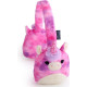 Bluetooth Ακουστικά Lazerbuilt Jazwares Original Squishmallows Λούτρινα Ασύρματα Κεφαλής για Παιδιά με Μικρόφωνο - Lola the Unicorn (HMSQM-BT-LOLA)