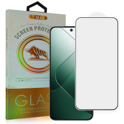 Tempered Glass Samsung Galaxy S25 Edge T-Max Premium Full Glue Αντιχαρακτικό Γυαλί Προστασίας Οθόνης - Black (5206015083006)