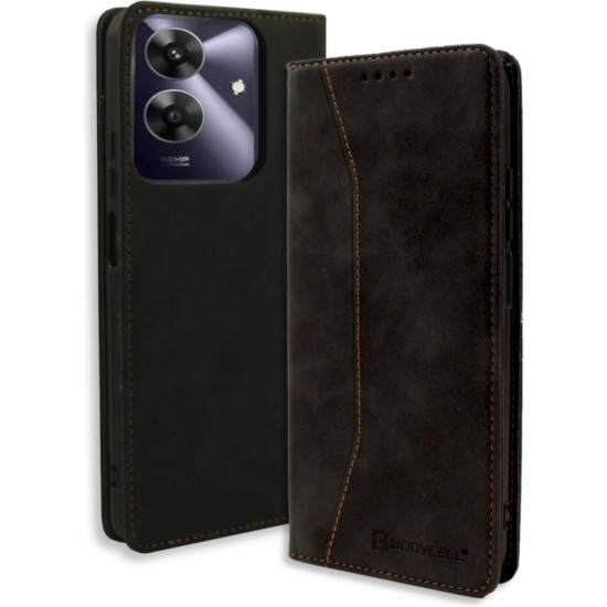 Θήκη Realme Note 60 Bodycell Book Case Πορτοφόλι - Black (5206015082054)