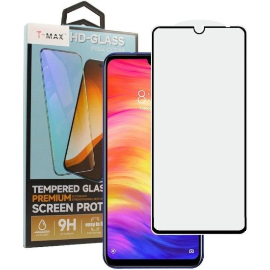 Tempered Glass Xiaomi Poco C71 T-Max Premium Full Glue Αντιχαρακτικό Γυαλί Προστασίας Οθόνης - Black (5206015083020)