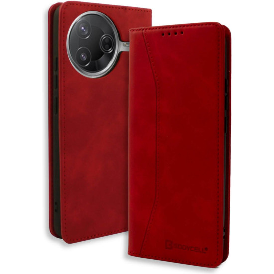 Θήκη Xiaomi Poco F7 Pro Bodycell Book Case Πορτοφόλι - Red (5206015082283)