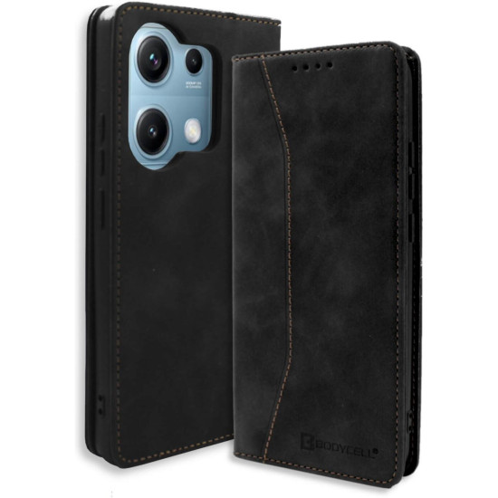 Θήκη Xiaomi Redmi Note 14S Bodycell Book Case Πορτοφόλι - Black (5206015082177)