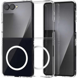 Θήκη Samsung Galaxy Z Flip7 Spacecase Crystal MagCase Διάφανη Σκληρή με MagSafe 2mm - Clear (5905719129507)