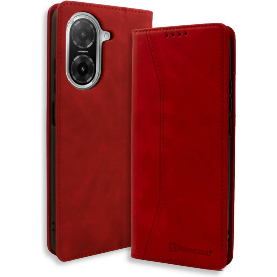 Θήκη Xiaomi Poco C71 Bodycell Book Case Πορτοφόλι - Red (5206015082221)