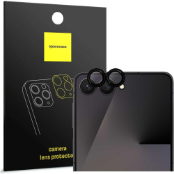 Tempered Glass Samsung Galaxy Z Flip7 Spacecase Camera Ring Αντιχαρακτικό Γυαλί Προστασίας για Φακό Κάμερας με Πλαίσιο Αλουμινίου - Black (5905719129460)