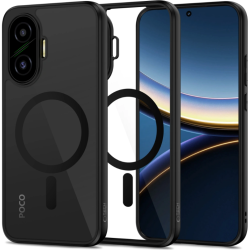 Θήκη Xiaomi Poco F7 Tech-Protect MagMat Σκληρή Διάφανη με MagSafe - Black / Clear (5906302330683)