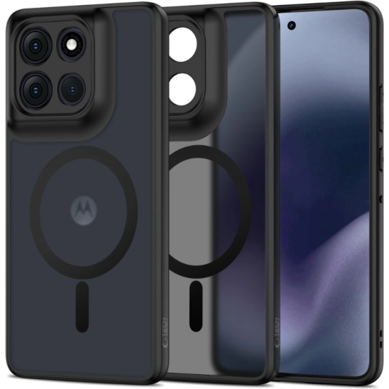 Θήκη Motorola Moto G86 / G86 Power Tech-Protect MagMat Σκληρή Ημιδιάφανη με MagSafe - Matte Black (5906302318469)