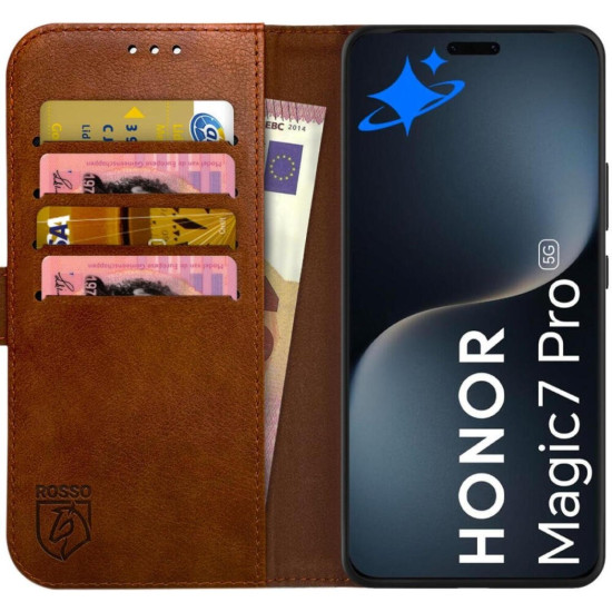 Θήκη Honor Magic7 Pro Rosso Element PU Πορτοφόλι - Brown (8719246476150)