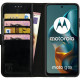 Θήκη Motorola Moto G05 / E15 Rosso Element PU Πορτοφόλι - Black (8719246476181)