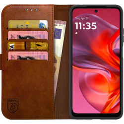 Θήκη Motorola Moto G05 / E15 Rosso Element PU Πορτοφόλι - Brown (8719246476259)