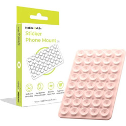 Βάση Στήριξης Mobile Origin Sticker Phone Mount O1 για Κινητά / Smartphones με Βεντούζα από Σιλικόνη - Light Pink (MO-SPM-L-PNK)