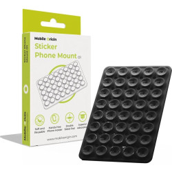 Βάση Στήριξης Mobile Origin Sticker Phone Mount O1 για Κινητά / Smartphones με Βεντούζα από Σιλικόνη - Black (MO-SPM-BLK)