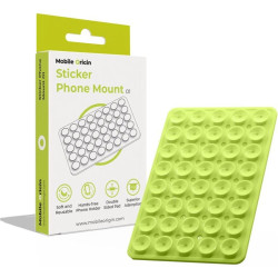 Βάση Στήριξης Mobile Origin Sticker Phone Mount O1 για Κινητά / Smartphones με Βεντούζα από Σιλικόνη - Green (MO-SPM-GRN)
