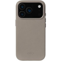 Θήκη iPhone 17 Pro Alto Clop Premium Leather Magnetic Case Ανθεκτική Δερμάτινη με MagSafe - Cement Gray (4711548391616)
