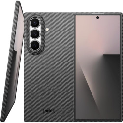 Θήκη Samsung Galaxy Z Fold7 Nekit Fiber Σκληρή με MagSafe Aramid Fiber 1mm 1500D Kevlar - Black (8719246494512)