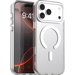 Θήκη iPhone 17 Pro Techsuit CandyCase Σκληρή Ημιδιάφανη με MagSafe - White (5949419313354)