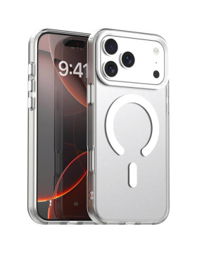 Θήκη iPhone 17 Pro Techsuit CandyCase Σκληρή Ημιδιάφανη με MagSafe - White (5949419313354)