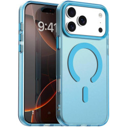 Θήκη iPhone 17 Pro Techsuit CandyCase Σκληρή Ημιδιάφανη με MagSafe - Blue (5949419313330)