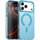 Θήκη iPhone 17 Pro Techsuit CandyCase Σκληρή Ημιδιάφανη με MagSafe - Blue (5949419313330)