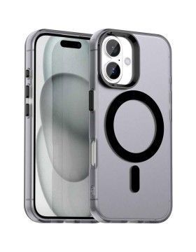 Θήκη iPhone 17 Techsuit CandyCase Σκληρή Ημιδιάφανη με MagSafe - Black (5949419313415)