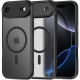 Θήκη iPhone Air Tech-Protect BasicMag Σκληρή Ημιδιάφανη με MagSafe & Πλαίσιο Κάμερας - Matte Black (5906302319824)