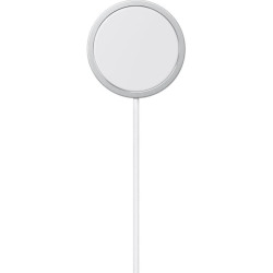 Ασύρματος Φορτιστής Official Apple MagSafe New Charger Μαγνητική Βάση MagSafe για iPhone / AirPods 25W 100cm - White (MGD74ZM/A)