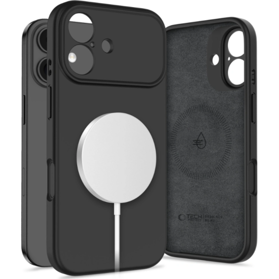 Θήκη iPhone 17 Tech-Protect Silicone MagSafe Σιλικόνης με MagSafe - Black (5906302330133)