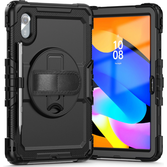 Θήκη Lenovo Idea Tab / K11 Gen 2 11" TB-336 Tech-Protect Solid Full Body Ανθεκτική με Λαβή / Backstand & Ζώνη Μεταφοράς - Black (5906302331949)
