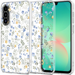 Θήκη Samsung Galaxy A17 Tech-Protect FlexAir Plus Διάφανη Σιλικόνης - Spring Flowers (5906302332496)