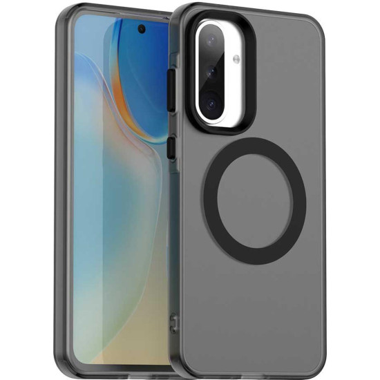 Θήκη Samsung Galaxy A56 Techsuit CandyCase Σκληρή Ημιδιάφανη με MagSafe - Black (5949419312166)