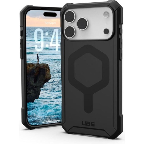 Θήκη iPhone 17 Pro Max UAG Essential Armor Ανθεκτική Σιλικόνης με MagSafe - Black (114541114040)