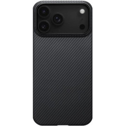 Θήκη iPhone 17 Pro Pitaka Ultra-Slim MagEZ Case 7 Aramid Fiber Body με MagSafe 1mm 600D - Black / Gray / Twill (KI1701BP)