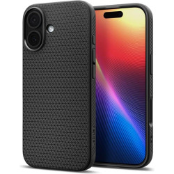 Θήκη iPhone 17 Spigen Liquid Air Ανθεκτική Σιλικόνης - Matte Black (ACS10369)