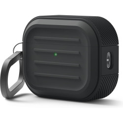 Θήκη AirPods Pro 3rd Gen Elago Armor Hang Case Σιλικόνης - Black (EAPP3AM-HANG-BK)