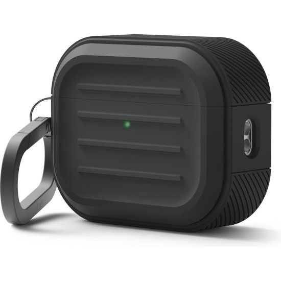 Θήκη AirPods Pro 3rd Gen Elago Armor Hang Case Σιλικόνης - Black (EAPP3AM-HANG-BK)