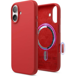 Θήκη iPhone 17 Elago Magnetic Silicone Case Premium Σιλικόνης με MagSafe - Red (ES17MSSC61-RD)