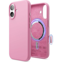 Θήκη iPhone 17 Elago Magnetic Silicone Case Premium Σιλικόνης με MagSafe - Hot Pink (ES17MSSC61-HPK)