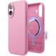 Θήκη iPhone 17 Elago Magnetic Silicone Case Premium Σιλικόνης με MagSafe - Hot Pink (ES17MSSC61-HPK)