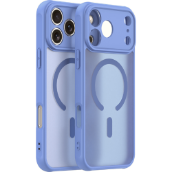 Θήκη iPhone 17 Pro Techsuit HaloFrost II MagSafe Σκληρή Ημιδιάφανη με MagSafe - Sky Blue (5949419325814)