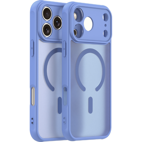 Θήκη iPhone 17 Pro Techsuit HaloFrost II MagSafe Σκληρή Ημιδιάφανη με MagSafe - Sky Blue (5949419325814)
